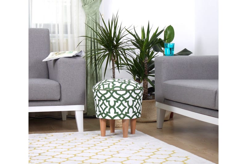 Istuinrahi Oshkosh 42 cm - Vihreä - Huonekalut - Tuoli & nojatuoli - Jakkara & jalkarahi - Säkkirahi