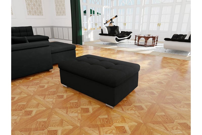 Istuinrahi Sororia - Musta - Huonekalut - Tuoli & nojatuoli - Jakkara & jalkarahi - Säkkirahi