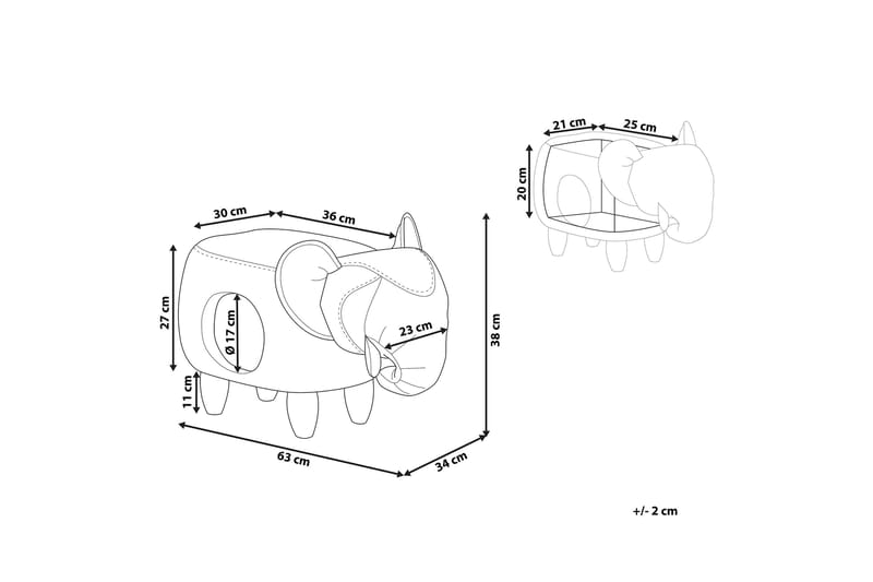 Istuinrahi Tabebo - Harmaa - Huonekalut - Tuoli & nojatuoli - Jakkara & jalkarahi - Säkkirahi