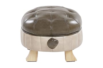 Istuinrahi Testudo - Keinonahka / vihreä / beige - Huonekalut - Tuoli & nojatuoli - Jakkara & jalkarahi - Säkkirahi