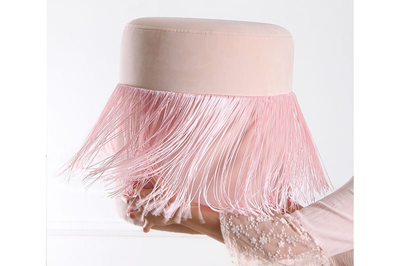 Istuinrahi Thibodaux 40 cm - Vaaleanpunainen - Huonekalut - Tuoli & nojatuoli - Jakkara & jalkarahi - Säkkirahi