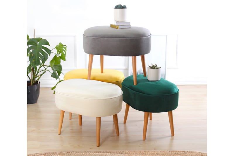 Istuinrahi Wellfleet 63 cm - Beige - Huonekalut - Tuoli & nojatuoli - Jakkara & jalkarahi - Säkkirahi