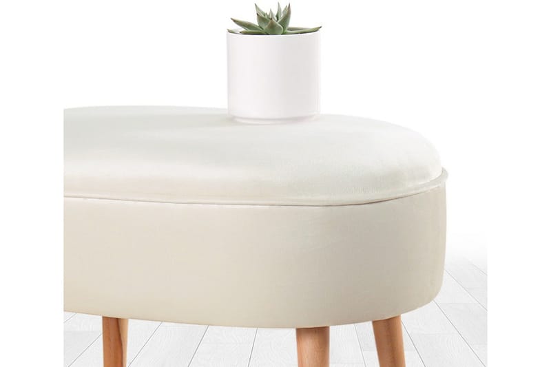 Istuinrahi Wellfleet 63 cm - Beige - Huonekalut - Tuoli & nojatuoli - Jakkara & jalkarahi - Säkkirahi