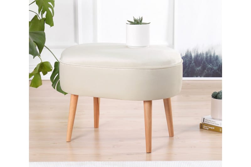 Istuinrahi Wellfleet 63 cm - Beige - Huonekalut - Tuoli & nojatuoli - Jakkara & jalkarahi - Säkkirahi