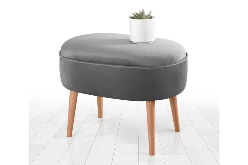 Istuinrahi Wellfleet 63 cm - Harmaa - Huonekalut - Tuoli & nojatuoli - Jakkara & jalkarahi - Säkkirahi