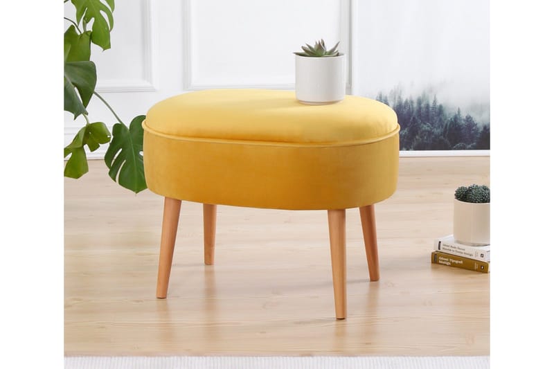 Istuinrahi Wellfleet 63 cm - Keltainen - Huonekalut - Tuoli & nojatuoli - Jakkara & jalkarahi - Säkkirahi