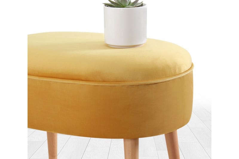 Istuinrahi Wellfleet 63 cm - Keltainen - Huonekalut - Tuoli & nojatuoli - Jakkara & jalkarahi - Säkkirahi