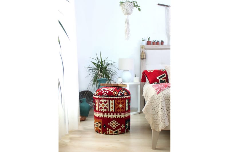 Istuinrahi Williamsport 40 cm - Monivärinen - Huonekalut - Tuoli & nojatuoli - Jakkara & jalkarahi - Säkkirahi