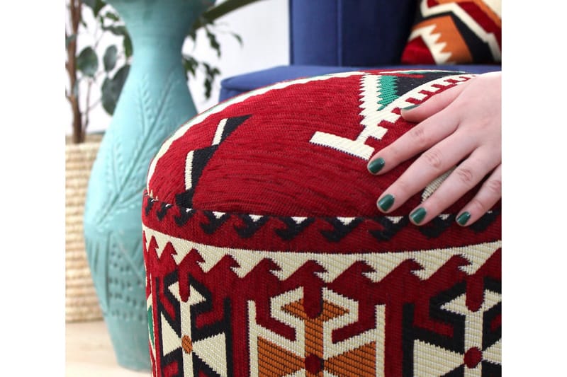 Istuinrahi Williamsport 40 cm - Punainen/Musta - Huonekalut - Tuoli & nojatuoli - Jakkara & jalkarahi - Säkkirahi