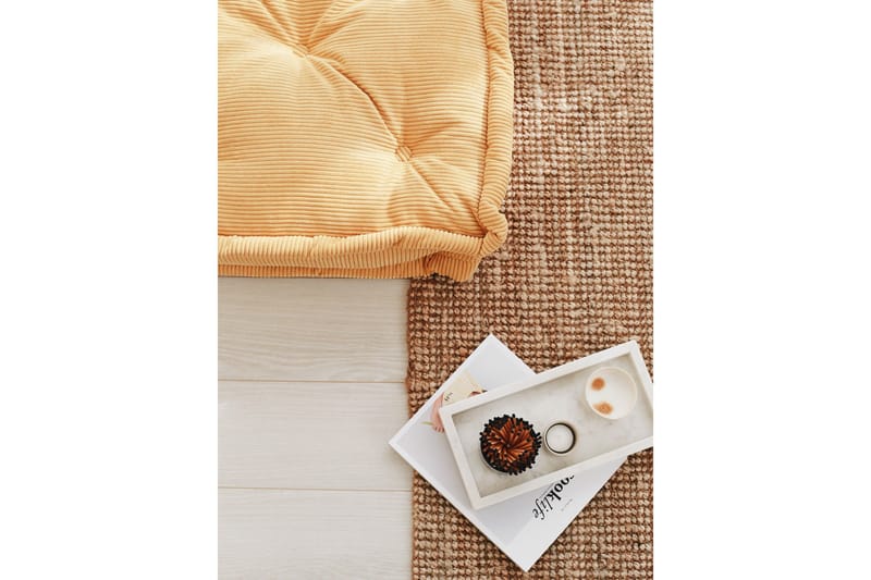 Istuintyyny Biskuvi 55 cm - Keltainen - Huonekalut - Tuoli & nojatuoli - Jakkara & jalkarahi - Säkkirahi