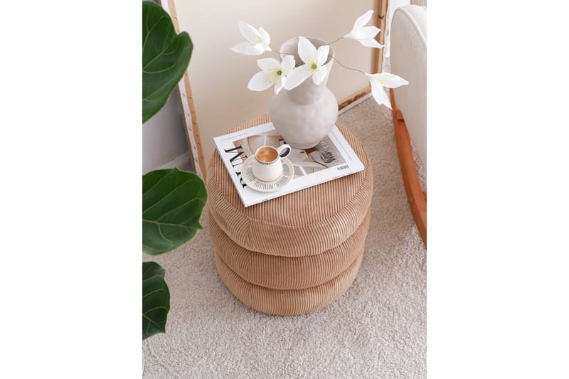 Istuintyyny Boum 40 cm - Camel - Huonekalut - Tuoli & nojatuoli - Jakkara & jalkarahi - Säkkirahi