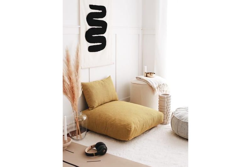 Istuintyyny Dokuma 70 cm, Sinapinkeltainen