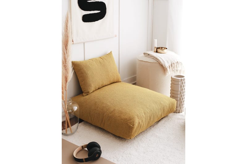 Istuintyyny Dokuma 70 cm - Sinapinkeltainen - Huonekalut - Tuoli & nojatuoli - Jakkara & jalkarahi - Säkkirahi