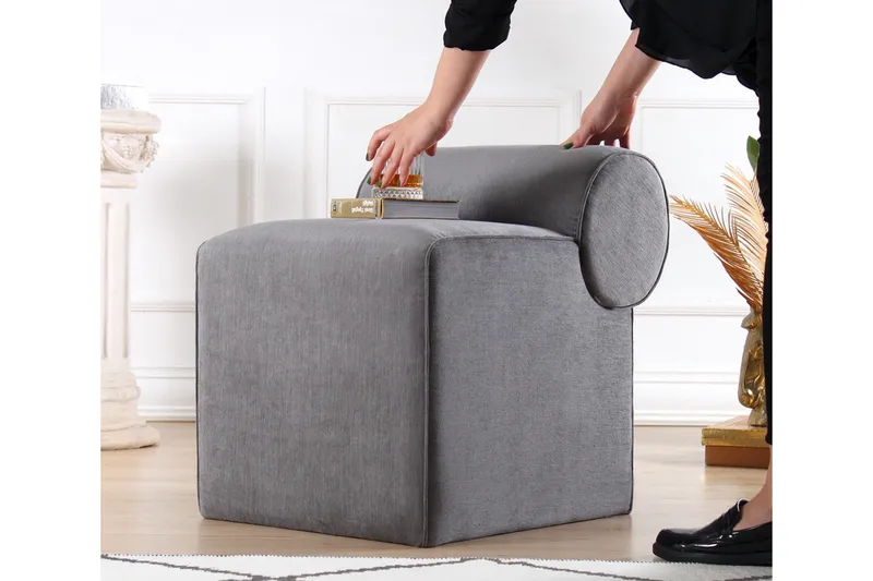 Istuintyyny Linburg 45 cm, Harmaa