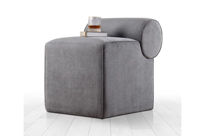 Istuintyyny Linburg 45 cm - Harmaa - Huonekalut - Tuoli & nojatuoli - Jakkara & jalkarahi - Säkkirahi