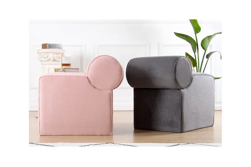 Istuintyyny Linburg 45 cm - Harmaa - Huonekalut - Tuoli & nojatuoli - Jakkara & jalkarahi - Säkkirahi