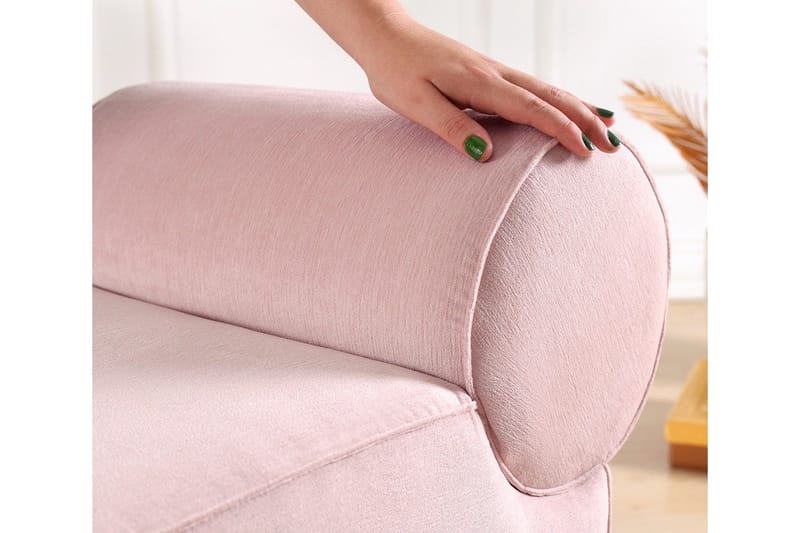 Istuintyyny Linburg 45 cm - Vaaleanpunainen - Huonekalut - Tuoli & nojatuoli - Jakkara & jalkarahi - Säkkirahi
