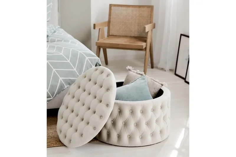 Istuintyyny Munder 70 cm, Valkoinen