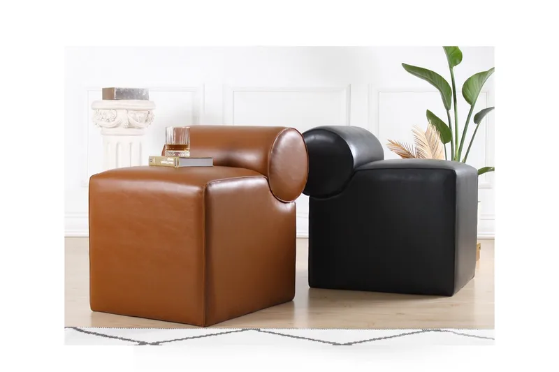 Istuintyyny Nahar 45 cm - Musta - Huonekalut - Tuoli & nojatuoli - Jakkara & jalkarahi - Säkkirahi