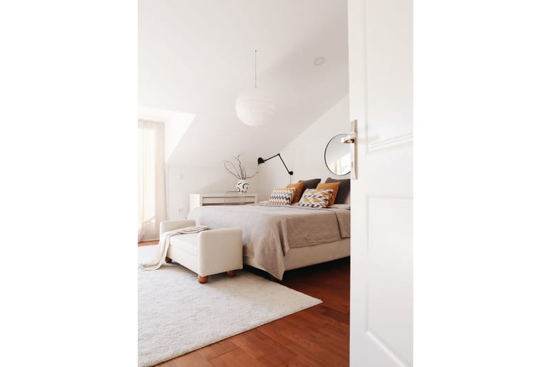 Istuintyyny Natsuko 115 cm - Valkoinen - Huonekalut - Tuoli & nojatuoli - Jakkara & jalkarahi - S äkkirahi