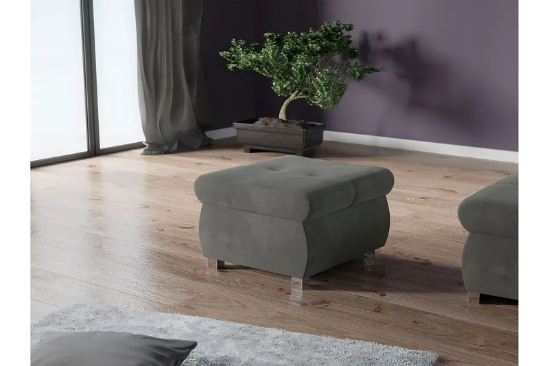 Rahi Ianto Harmaa - Huonekalut - Tuoli & nojatuoli - Jakkara & jalkarahi - Säkkirahi