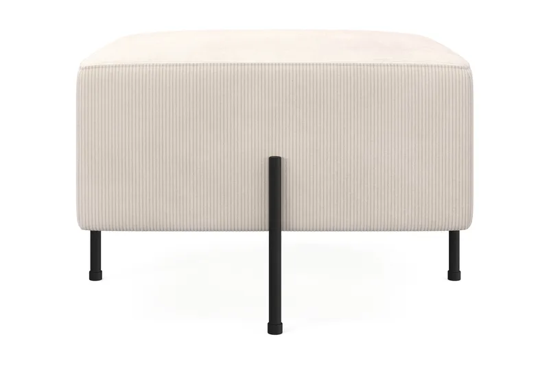 Rahi Menard  Compact 60 cm Neliö - Beige - Huonekalut - Tuoli & nojatuoli - Jakkara & jalkarahi - Säkkirahi