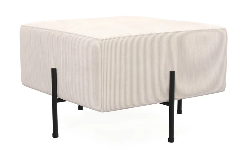 Rahi Menard  Compact 60 cm Neliö - Beige - Huonekalut - Tuoli & nojatuoli - Jakkara & jalkarahi - Säkkirahi