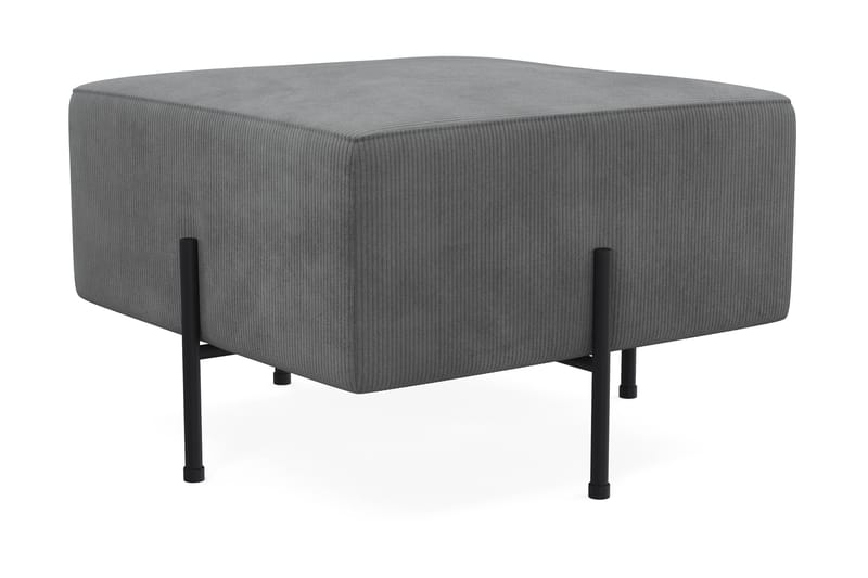 Rahi Menard  Compact 60 cm Neliö - Harmaa - Huonekalut - Tuoli & nojatuoli - Jakkara & jalkarahi - Säkkirahi