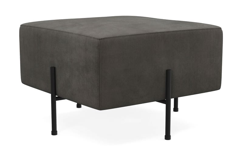 Rahi Menard  Compact 60 cm Neliö - Tummanharmaa - Huonekalut - Tuoli & nojatuoli - Jakkara & jalkarahi - Säkkirahi