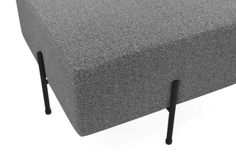 Rahi Menard  Compact 60 cm Neliö - Tummanharmaa - Huonekalut - Tuoli & nojatuoli - Jakkara & jalkarahi - Säkkirahi