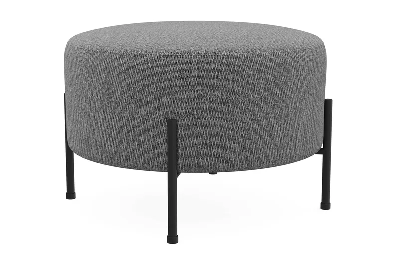 Rahi Menard  Compact 60 cm Pyöreä - Tummanharmaa - Huonekalut - Tuoli & nojatuoli - Jakkara & jalkarahi - Säkkirahi