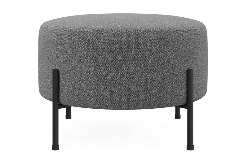 Rahi Menard  Compact 60 cm Pyöreä - Tummanharmaa - Huonekalut - Tuoli & nojatuoli - Jakkara & jalkarahi - Säkkirahi