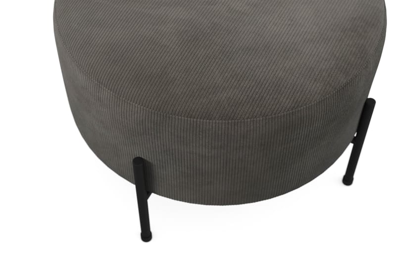Rahi Menard  Compact 60 cm Pyöreä - Tummanharmaa - Huonekalut - Tuoli & nojatuoli - Jakkara & jalkarahi - Säkkirahi