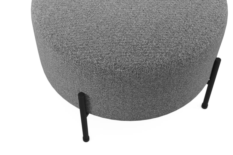 Rahi Menard  Compact 60 cm Pyöreä - Tummanharmaa - Huonekalut - Tuoli & nojatuoli - Jakkara & jalkarahi - Säkkirahi