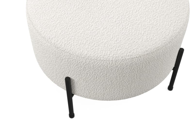 Rahi Menard  Compact 60 cm Pyöreä - Valkoinen - Huonekalut - Tuoli & nojatuoli - Jakkara & jalkarahi - Säkkirahi