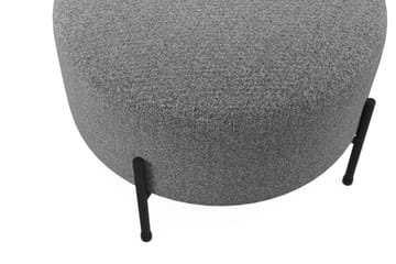 Rahi Menard  Compact 60 cm Pyöreä - Tummanharmaa - Huonekalut - Tuoli & nojatuoli - Jakkara & jalkarahi - Säkkirahi
