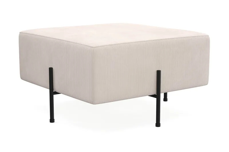 Rahi Menard  Compact 70 cm Neliö - Beige - Huonekalut - Tuoli & nojatuoli - Jakkara & jalkarahi - Säkkirahi