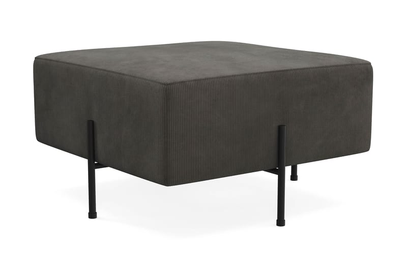 Rahi Menard  Compact 70 cm Neliö - Tummanharmaa - Huonekalut - Tuoli & nojatuoli - Jakkara & jalkarahi - Säkkirahi