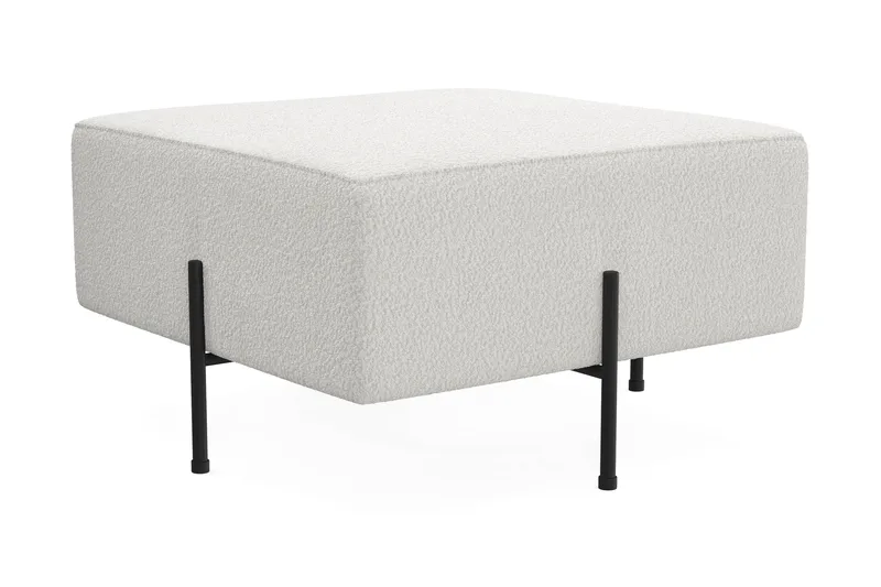 Rahi Menard  Compact 70 cm Neliö - Valkoinen - Huonekalut - Tuoli & nojatuoli - Jakkara & jalkarahi - Säkkirahi