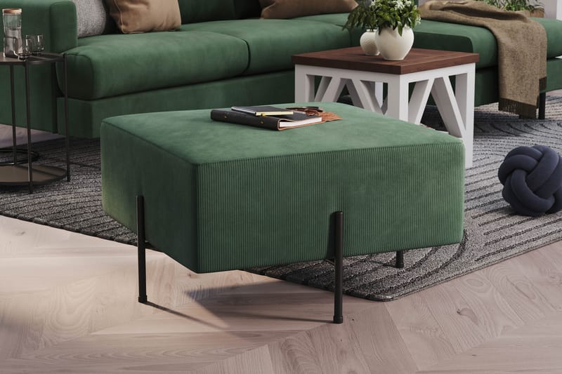 Rahi Menard  Compact 70 cm Neliö - Vihreä - Huonekalut - Tuoli & nojatuoli - Jakkara & jalkarahi - Säkkirahi