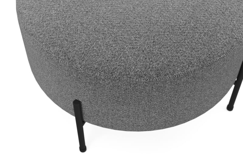 Rahi Menard  Compact 70 cm Pyöreä - Tummanharmaa - Huonekalut - Tuoli & nojatuoli - Jakkara & jalkarahi - Säkkirahi