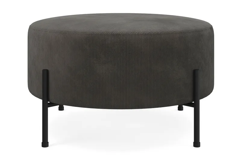 Rahi Menard  Compact 70 cm Pyöreä - Tummanharmaa - Huonekalut - Tuoli & nojatuoli - Jakkara & jalkarahi - Säkkirahi
