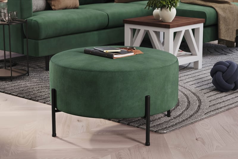 Rahi Menard  Compact 70 cm Pyöreä - Vihreä - Huonekalut - Tuoli & nojatuoli - Jakkara & jalkarahi - Säkkirahi