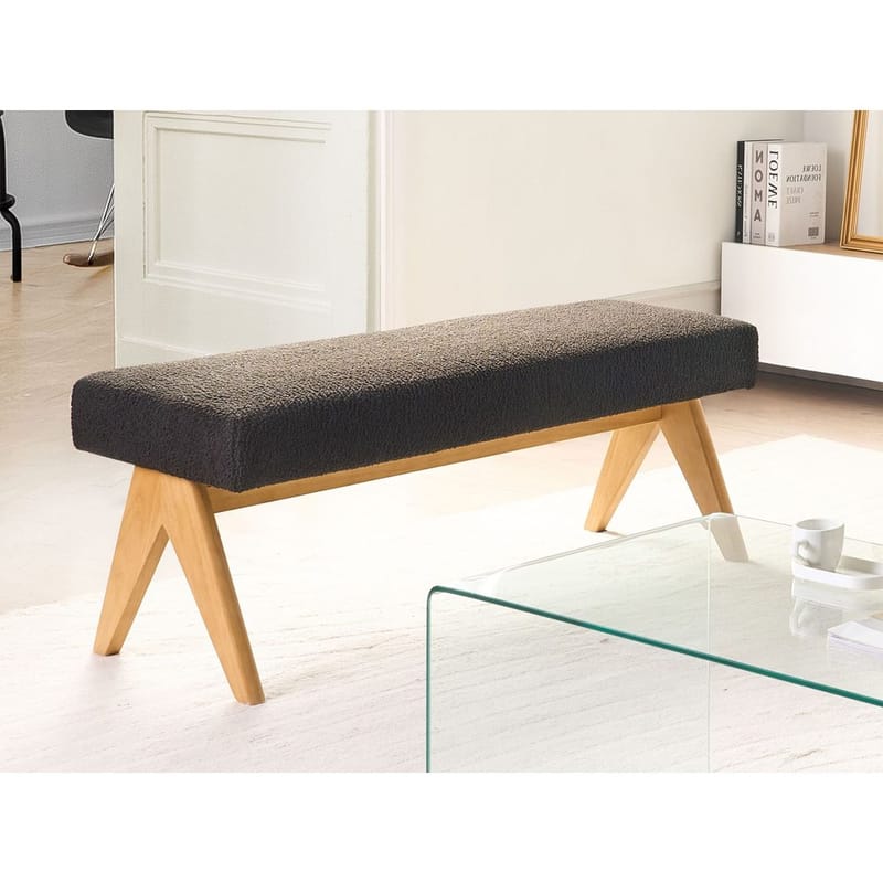 Sänkyarkku Tamre - Musta, vaalea puu - Huonekalut - Tuoli & nojatuoli - Jakkara & jalkarahi - Rahi