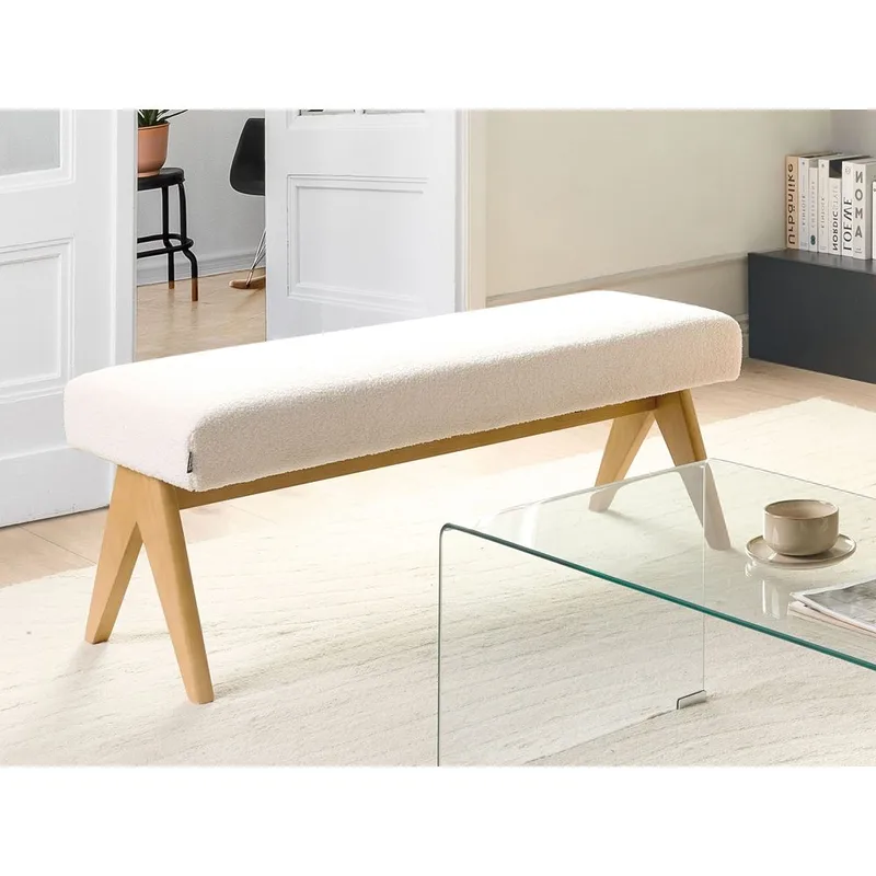 Sänkyarkku Tamre - Valkoinen, Vaalea puu - Huonekalut - Tuoli & nojatuoli - Jakkara & jalkarahi - Rahi