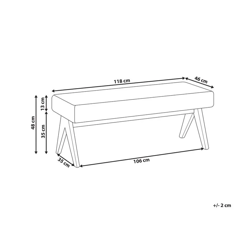 Sänkyarkku Tamre - Valkoinen, Vaalea puu - Huonekalut - Tuoli & nojatuoli - Jakkara & jalkarahi - Rahi
