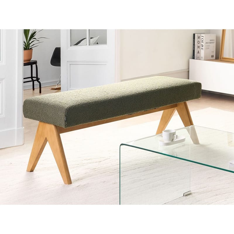 Sänkyarkku Tamre - Vihreä, vaalea puu - Huonekalut - Tuoli & nojatuoli - Jakkara & jalkarahi - Rahi