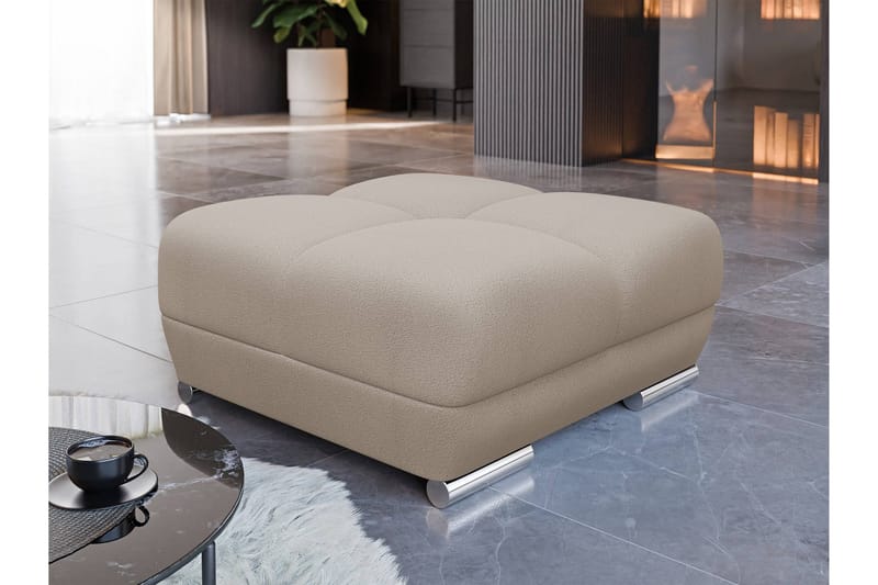 Simerly Rahi 90 cm - Beige - Huonekalut - Tuoli & nojatuoli - Jakkara & jalkarahi - Rahi