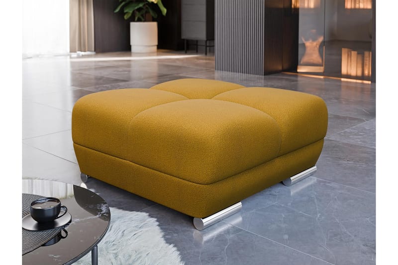 Simerly Rahi 90 cm - Keltainen - Huonekalut - Tuoli & nojatuoli - Jakkara & jalkarahi - Rahi