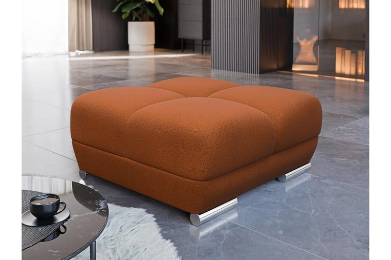 Simerly Rahi 90 cm - Oranssi - Huonekalut - Tuoli & nojatuoli - Jakkara & jalkarahi - Rahi